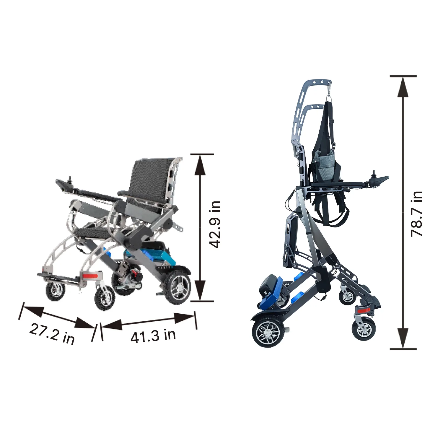 Easwe Standing Electric Wheelchair 17 1