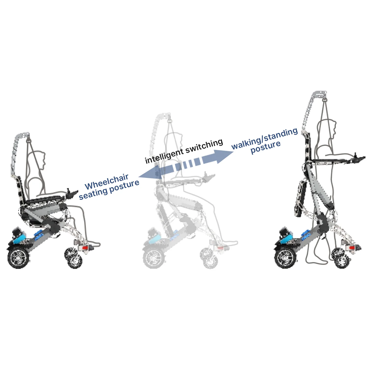 Easwe Standing Electric Wheelchair 17 3
